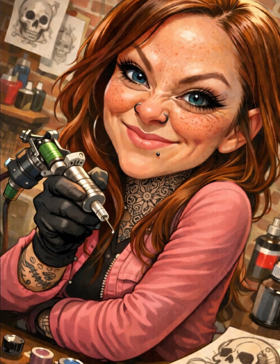 Ornate black and grey forearm tattoo